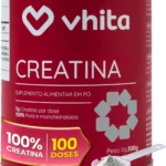 Creatina 300g Pura Monohidratada – Suporte de Saúde cerebral e muscular – 100 doses Vhita