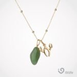 Colar De Pedra E Pingente Signo Câncer I9life