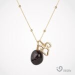 Colar De Pedra E Pingente Signo Áries I9life