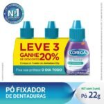 Kit Pó Fixador De Dentadura Corega 22g - 3 Unidades