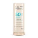 Protetor Solar Facial Sunless Stick Com Base Fps 50 Extra Clara 12g