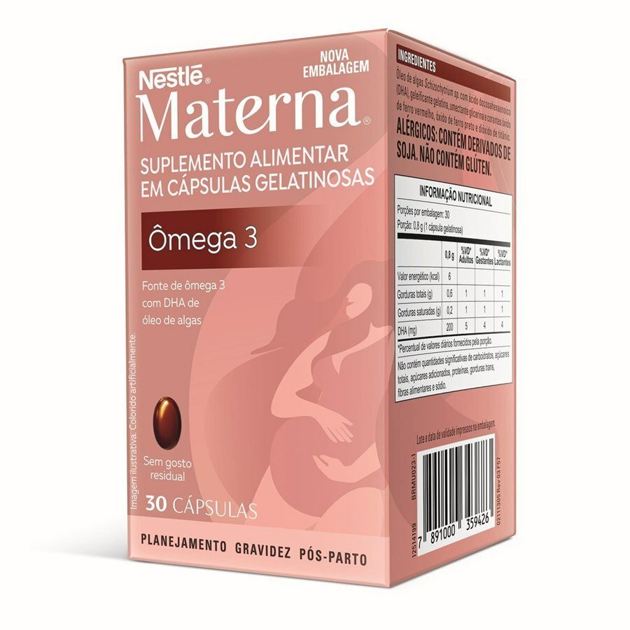 large-638763662711944389-828577_1.jpg Suplemento Alimentar Materna Ômega 3 Dha 30 Cápsulas - Imagem 1