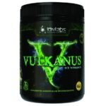 Pré-Workout Vulkanos Sabor Kiwi E Maçã Verde Pó Efervescente 300g