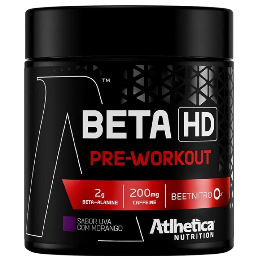 large-638863039752962159-830500_2.jpg Beta Hd Pré-Workout Sabor Uva Com Morango Atlhetica 240g - Imagem 1