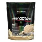 Whey Protein Black Skull 100% Hd Gourmet Sorvete De Baunilha Refil 900g