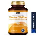 Vitamina C 1000mg + Vitamina D 1000ui + Zinco 29mg 60 Cápsulas União Europeia