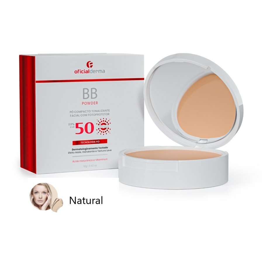 large-639082540420789713-832744.jpg Pó Compacto Tonalizante Facial Bb Powder Cor Natural Fps50 12g - Imagem 1