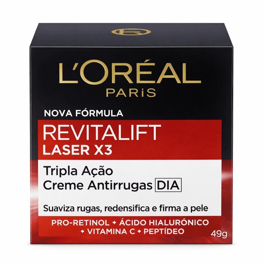 Creme Facial Tratamento Antirrugas L'Oréal Paris Revitalift Lalser X3 50ml
