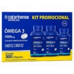 Kit Ômega 3 1000mg 240 Cápsulas Grátis 60 Cápsulas - Catarinense