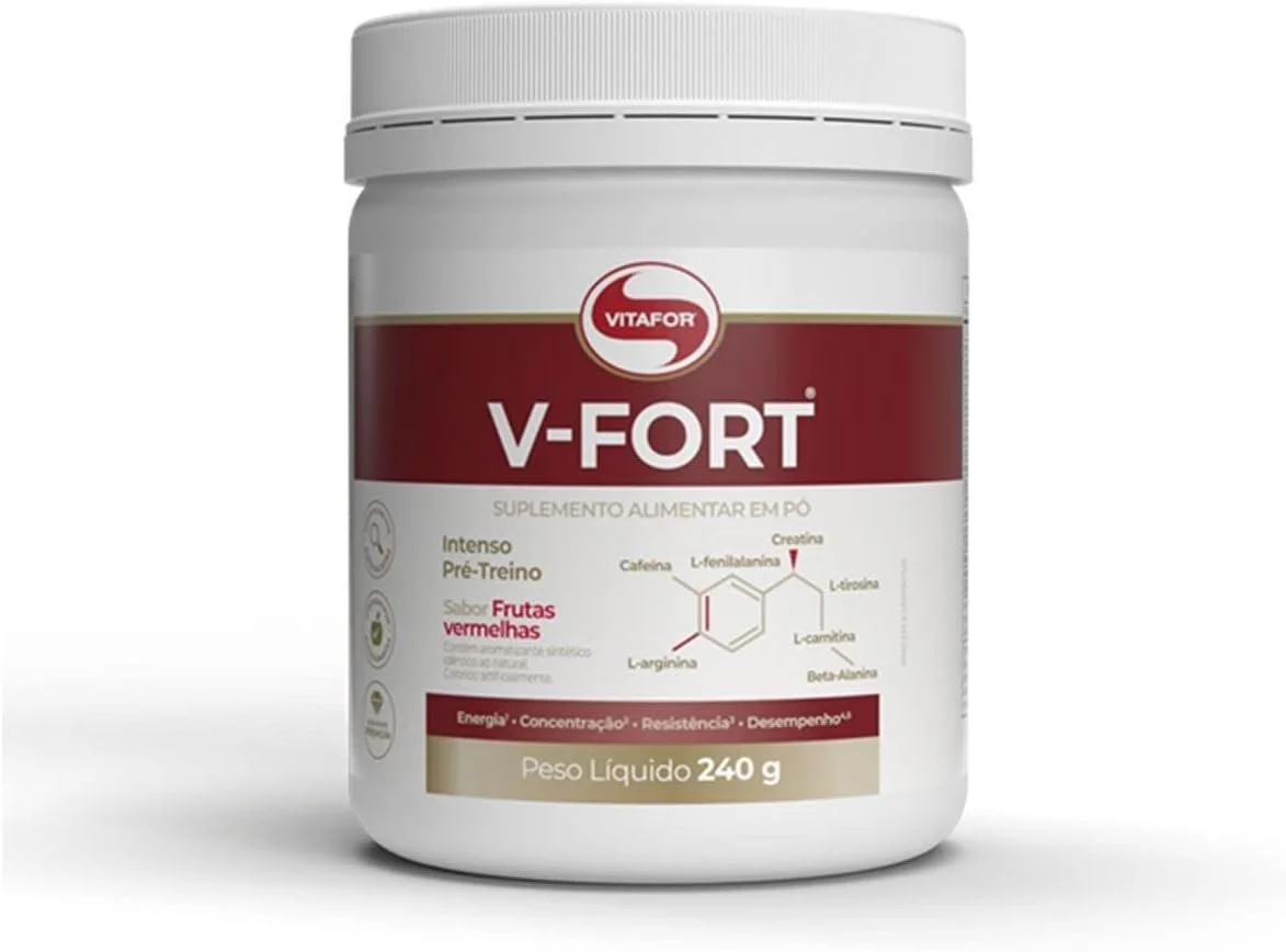 vagvuyayaa.webp Vitafor – V-Fort – 240g – Frutas Vermelhas - Imagem 1